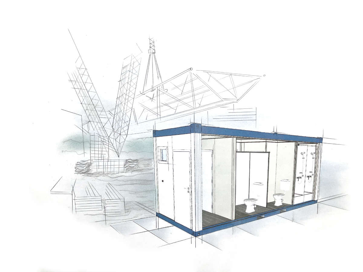Bürocontainer mieten Bürocontainer kaufen Mietcontainer Sanitärcontainer mieten Sanitärcontainer kaufen - Sanitärcontainer Duschcontainer mieten Preise