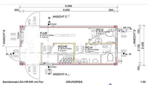 Sanitärcontainer mieten